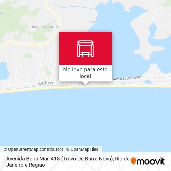 Avenida Beira Mar, 418 (Trevo De Barra Nova) mapa