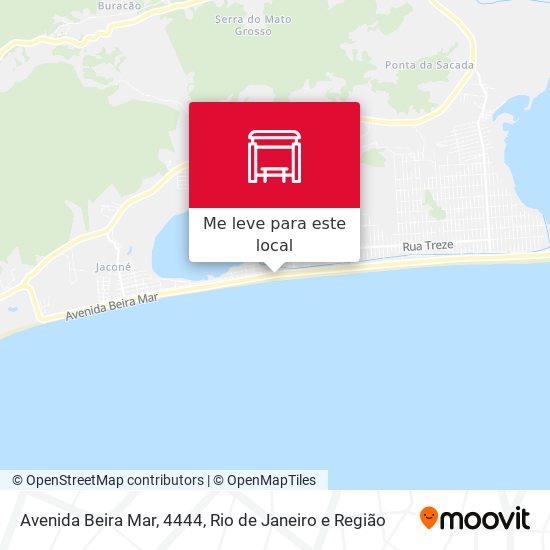 Avenida Beira Mar, 4444 mapa