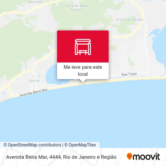 Avenida Beira Mar, 4444 mapa