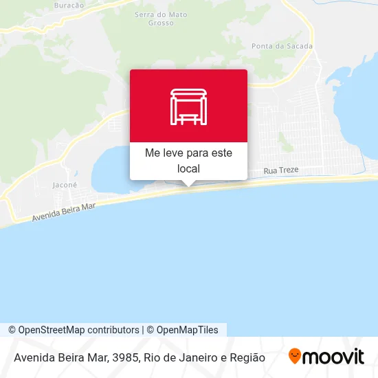 Avenida Beira Mar, 3985 mapa