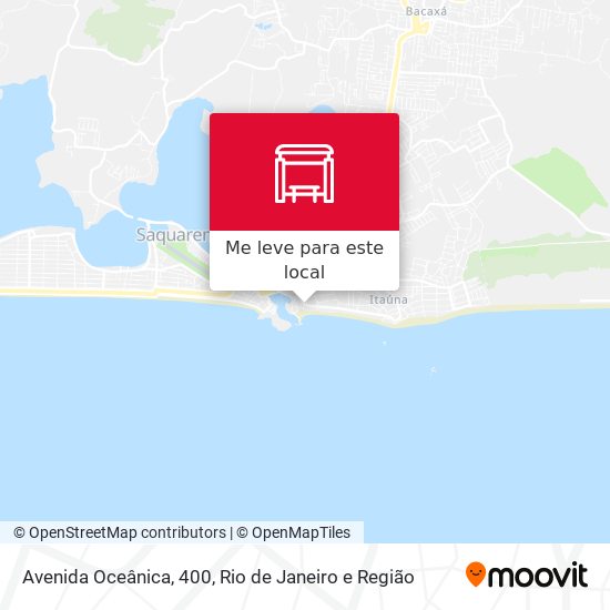 Avenida Oceânica, 400 mapa