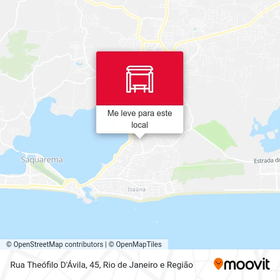 Rua Theófilo D'Ávila, 45 mapa