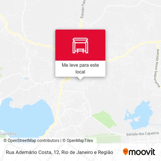 Rua Ademário Costa, 12 mapa