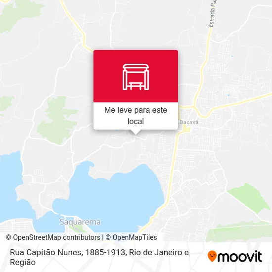 Rua Capitão Nunes, 1885-1913 mapa