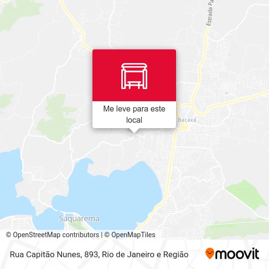 Rua Capitão Nunes, 893 mapa