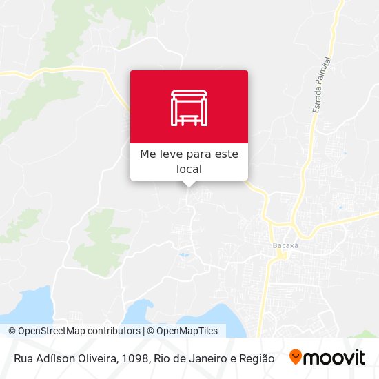 Rua Adílson Oliveira, 1098 mapa