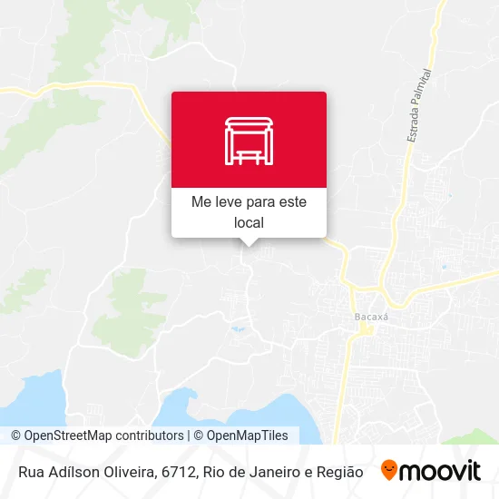 Rua Adílson Oliveira, 6712 mapa