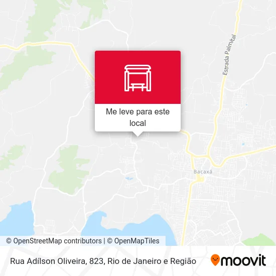 Rua Adílson Oliveira, 823 mapa