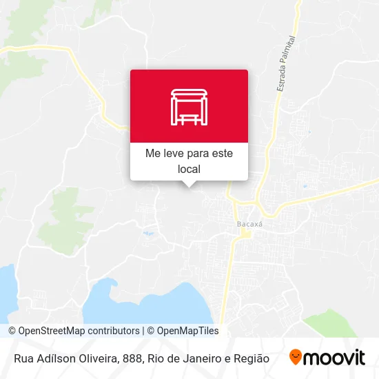 Rua Adílson Oliveira, 888 mapa