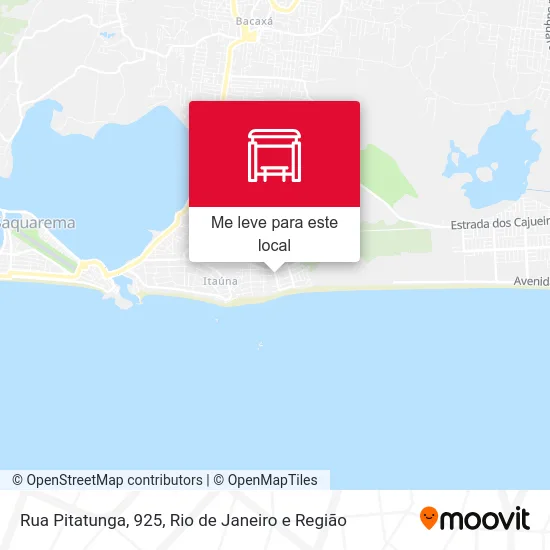 Rua Pitatunga, 925 mapa