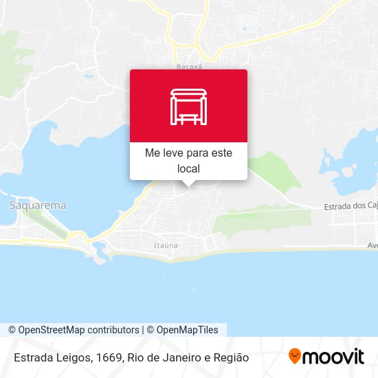 Estrada Leigos, 1669 mapa