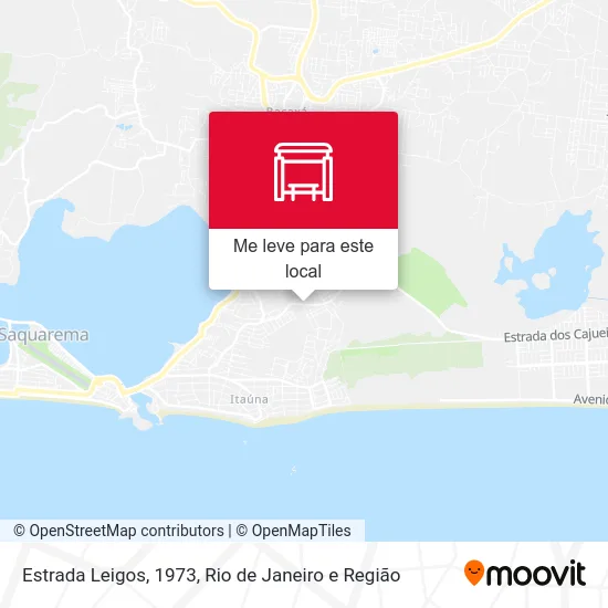 Estrada Leigos, 1973 mapa