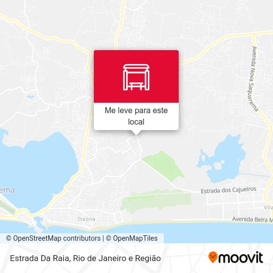 Estrada Da Raia mapa