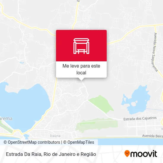 Estrada Da Raia mapa