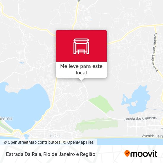 Estrada Da Raia mapa