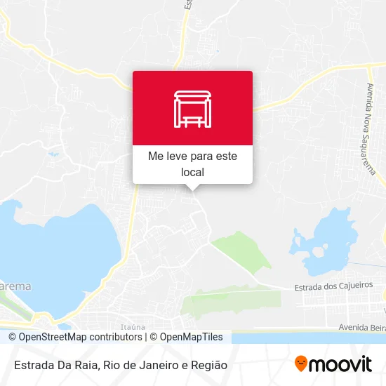 Estrada Da Raia mapa