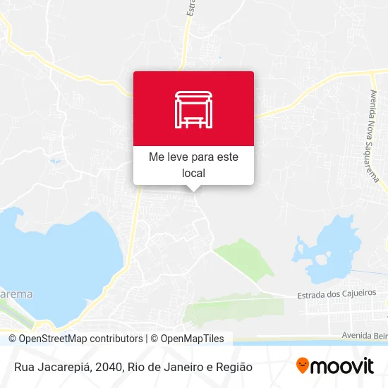 Rua Jacarepiá, 2040 mapa