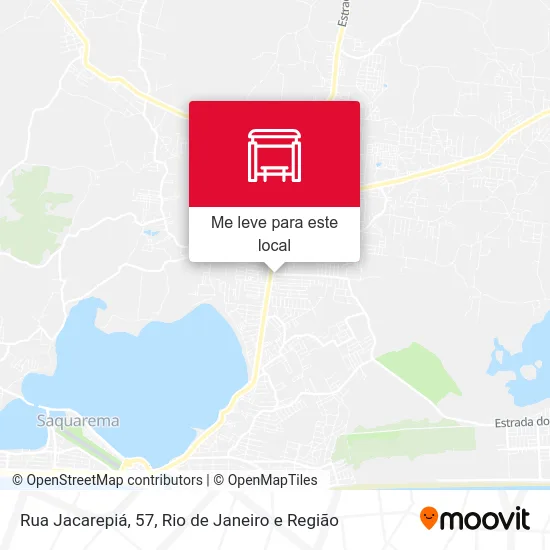 Rua Jacarepiá, 57 mapa