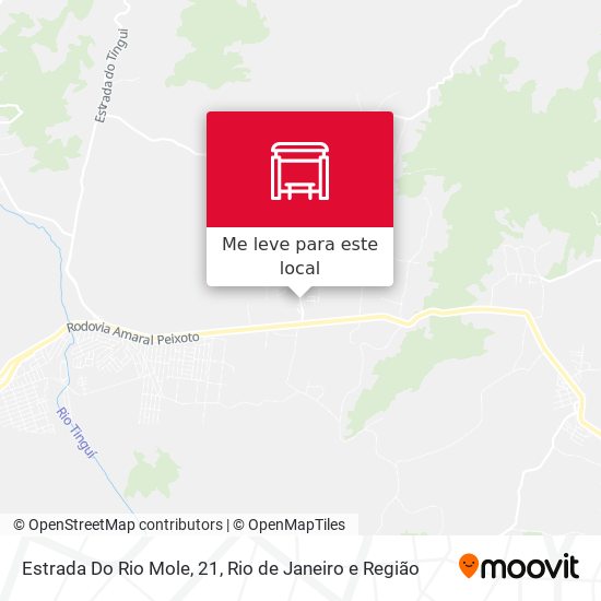 Estrada Do Rio Mole, 21 mapa