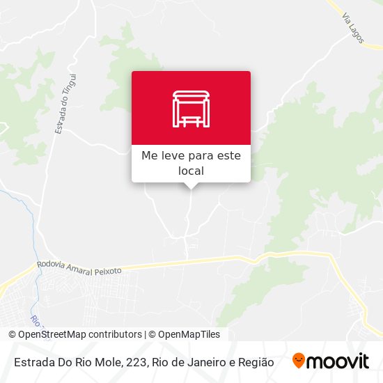 Estrada Do Rio Mole, 223 mapa