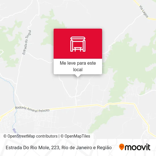 Estrada Do Rio Mole, 223 mapa