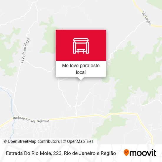 Estrada Do Rio Mole, 223 mapa