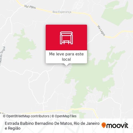 Estrada Balbino Bernadino De Matos mapa
