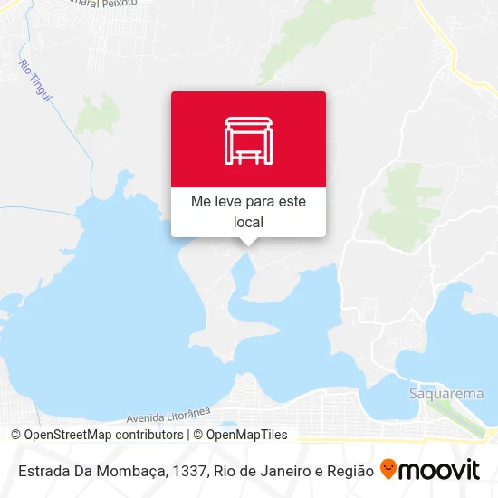 Estrada Da Mombaça, 1337 mapa