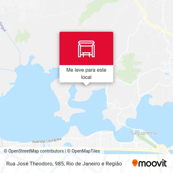 Rua José Theodoro, 985 mapa