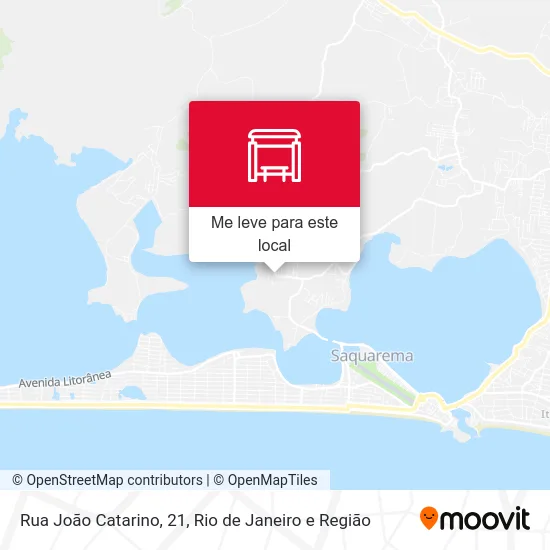 Rua João Catarino, 21 mapa