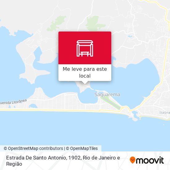Estrada De Santo Antonio, 1902 mapa