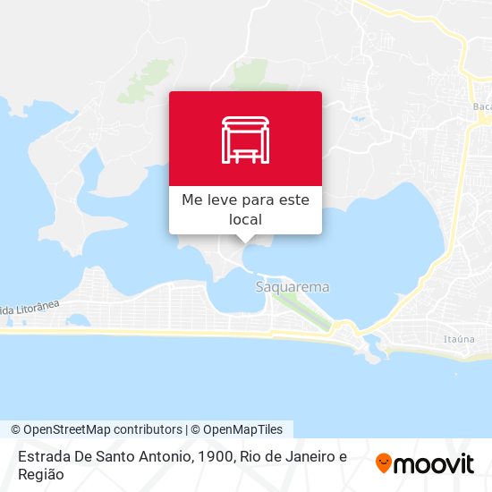 Estrada De Santo Antonio, 1900 mapa