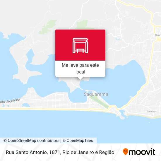 Rua Santo Antonio, 1871 mapa