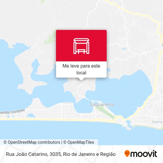 Rua João Catarino, 3035 mapa