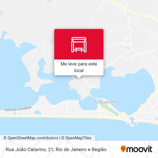 Rua João Catarino, 21 mapa