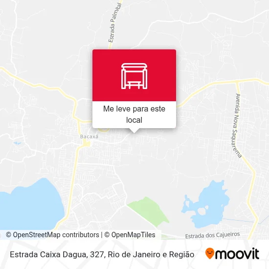 Estrada Caixa Dagua, 327 mapa