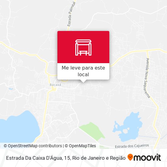 Estrada Da Caixa D'Água, 15 mapa