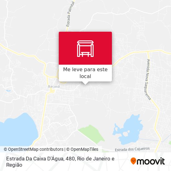 Estrada Da Caixa D'Água, 480 mapa