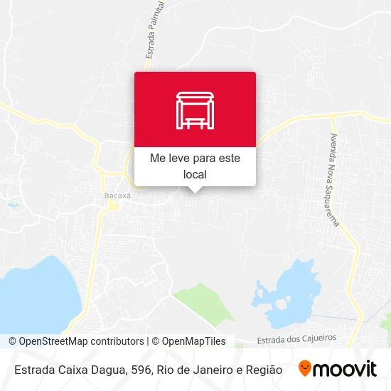 Estrada Caixa Dagua, 596 mapa