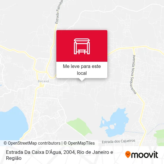 Estrada Da Caixa D'Água, 2004 mapa