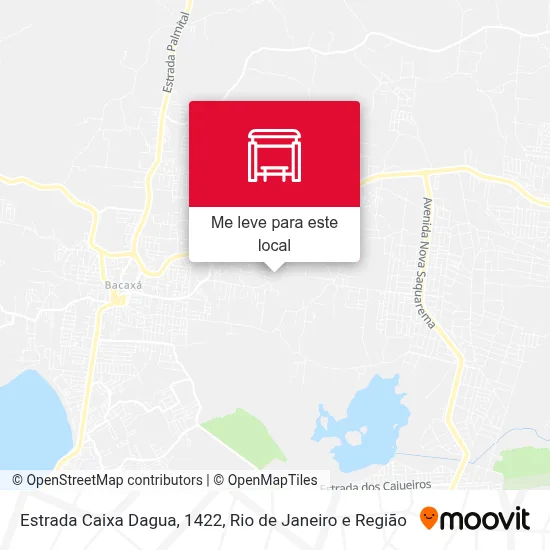 Estrada Caixa Dagua, 1422 mapa