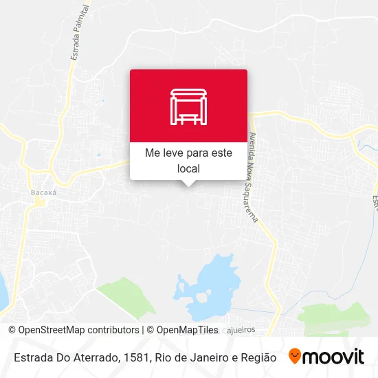 Estrada Do Aterrado, 1581 mapa