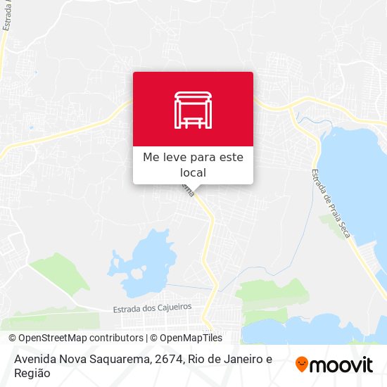 Avenida Nova Saquarema, 2674 mapa
