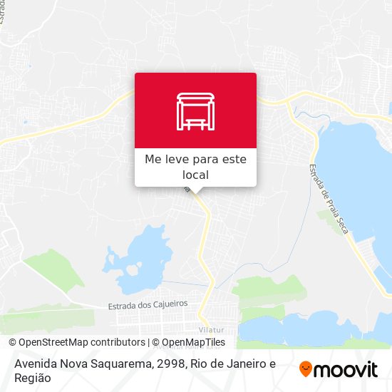Avenida Nova Saquarema, 2998 mapa