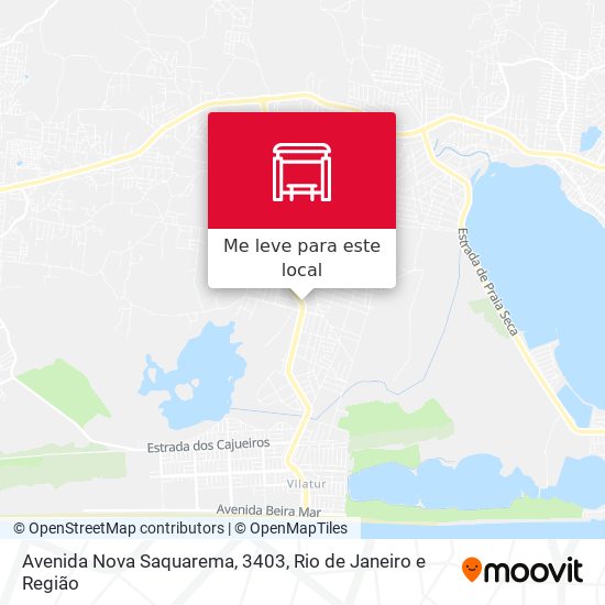 Avenida Nova Saquarema, 3403 mapa