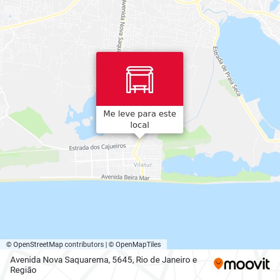 Avenida Nova Saquarema, 5645 mapa