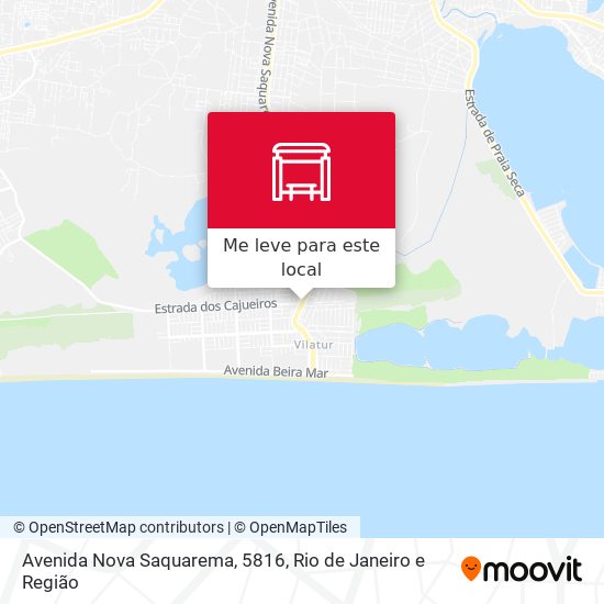 Avenida Nova Saquarema, 5816 mapa