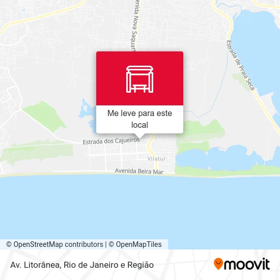 Av. Litorânea mapa