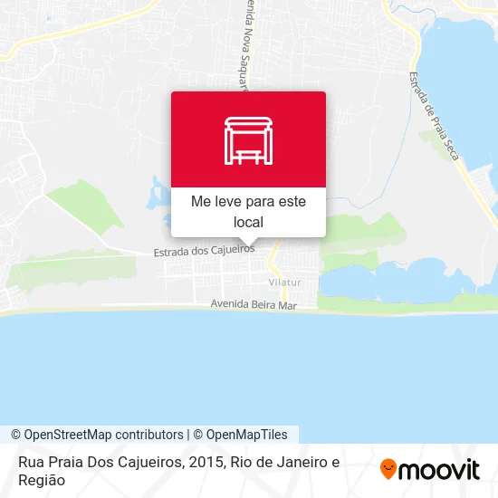 Rua Praia Dos Cajueiros, 2015 mapa