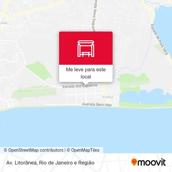 Av. Litorânea mapa